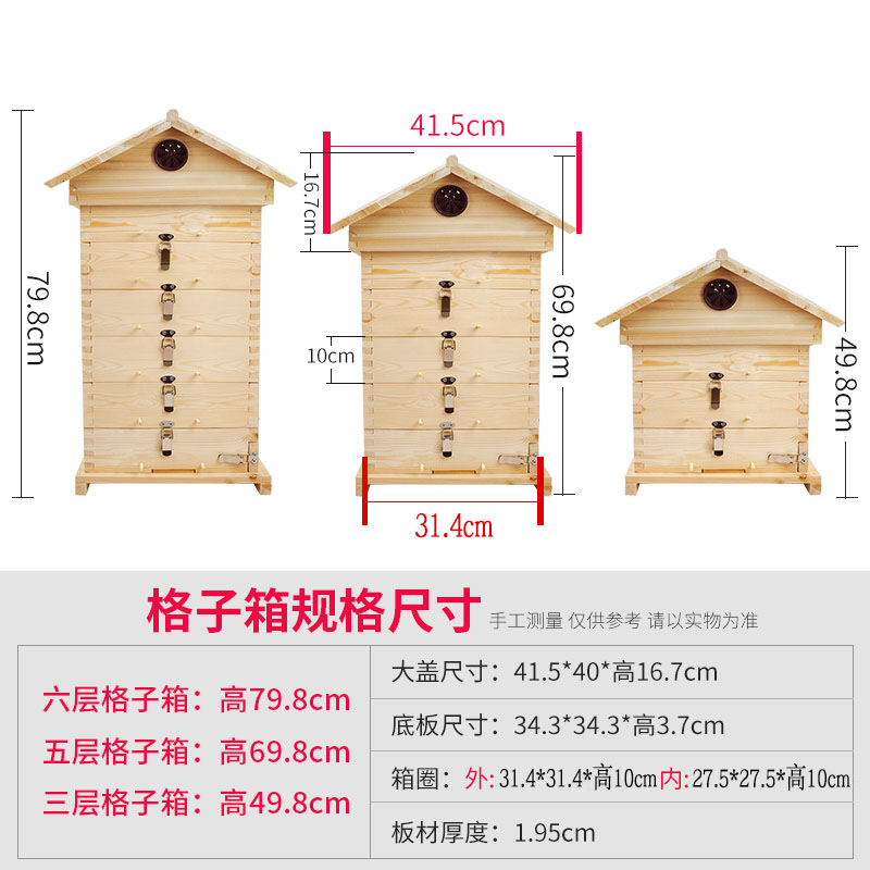 最新中蜂格子箱尺寸揭秘，探索蜜蜂的秘密，感受友情的溫暖